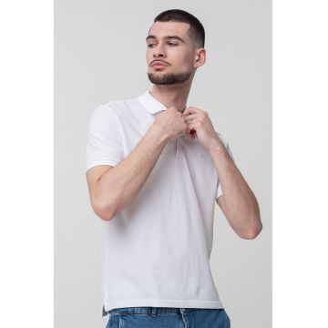 Tricou polo de bumbac pique