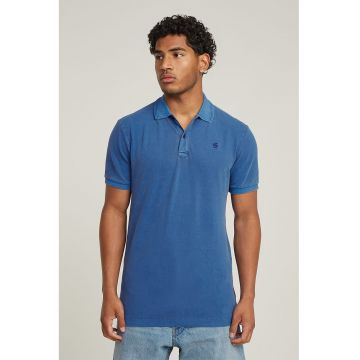 Tricou polo din amestec de bumbac organic