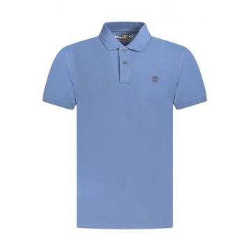 Tricou polo Millers River Pique barbati - cu logo brodat - Regular fit - Albastru deschis