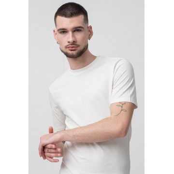 Tricou uni regular fit
