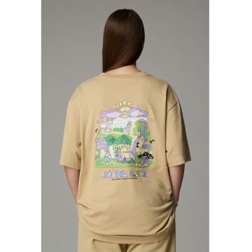 Tricou unisex supradimensionat Mountain Cleanup