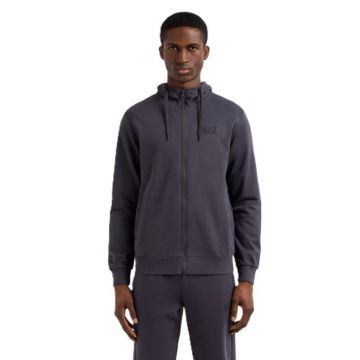 Bluza cu fermoar EA7 M HOODIE FZ COFT CC