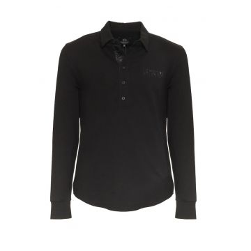 Bluza polo barbati  ZMP021 2XL INTL Negru