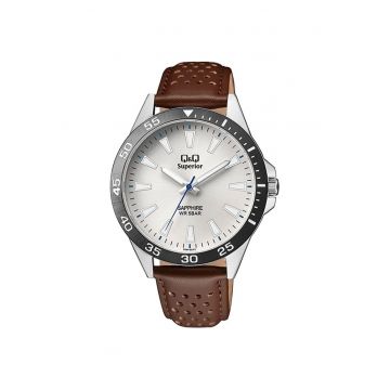 Ceas barbatesc  S08A-007PY Quartz Argintiu
