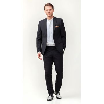 Costum 6990 Novaro negru Paolo Rossi