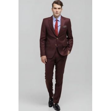 Costum SAL40 burgund Paolo Rossi
