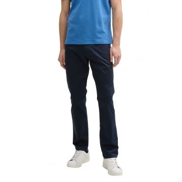 Pantaloni drepti cu buzunar cu fermoar