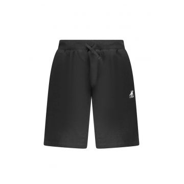 Pantaloni scurti barbati cu buzunare - logo brodat - U.S Grand POLO - Verde