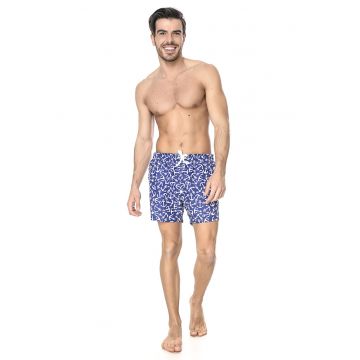 Pantaloni scurti de baie cu imprimeu nautic