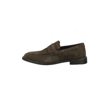 Pantofi loafer de piele intoarsa Lozham