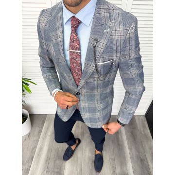Sacou barbati slim fit 11879 S1-3