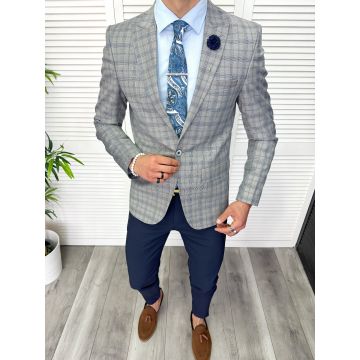 Tinuta barbati smart casual Pantaloni + Sacou + Batista + Cravata 11881