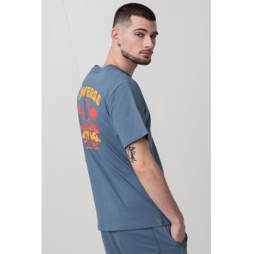 Tricou cu logo grafic pe partea din spate