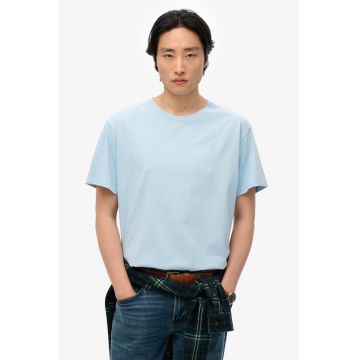 Tricou cu model uni si decolteu la baza gatului