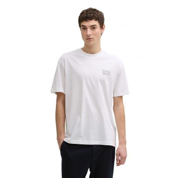 Tricou din bumbac cu model text
