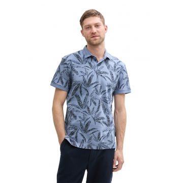 Tricou polo cu croiala regular-fit - Albastru deschis