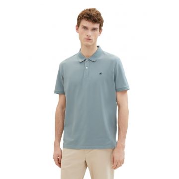 Tricou polo de bumbac cu logo discret