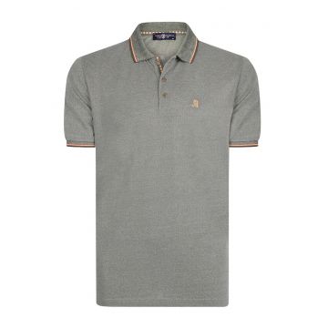 Tricou polo regular fit - Kaki