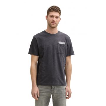 Tricou regular-fit cu buzunar pe piept