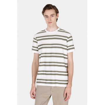 Tricou regular fit cu dungi