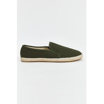 Espadrile textile cu talpa plata