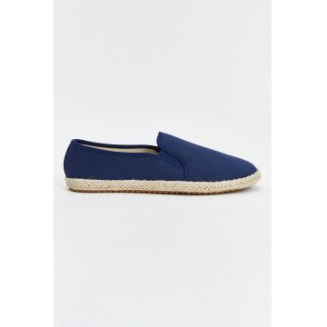Espadrile textile cu talpa plata