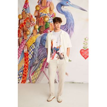 Medicine tricou culoarea bej, modelator