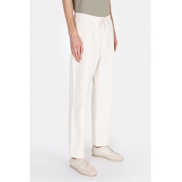 Pantaloni drepti cu snur