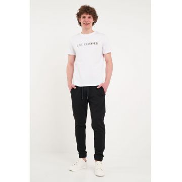Pantaloni sport uni cu snur in talie
