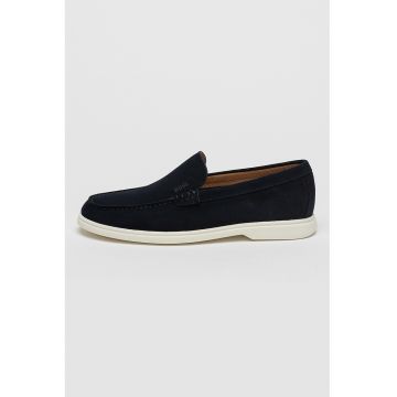 Pantofi loafer de piele intoarsa Sienne