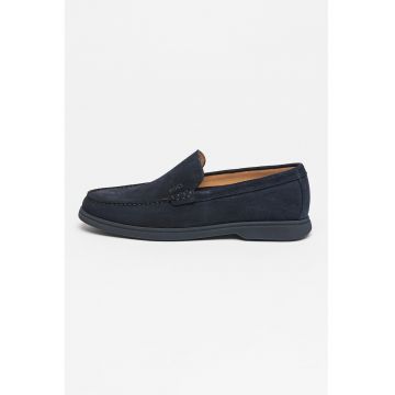 Pantofi loafer de piele intoarsa Sienne