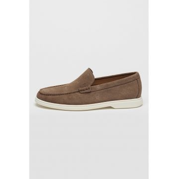 Pantofi loafer de piele intoarsa Sienne
