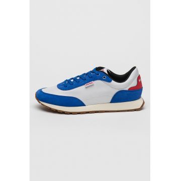 Pantofi sport cu garnituri de piele intoarsa Icelin