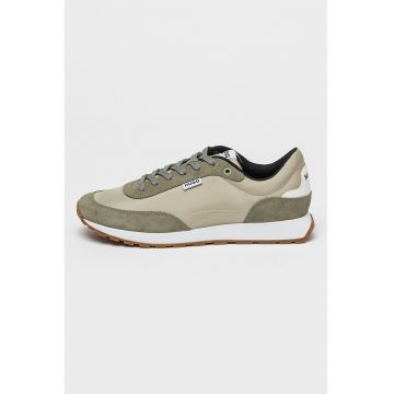 Pantofi sport cu garnituri de piele intoarsa Icelin