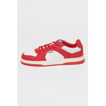 Pantofi sport de piele ecologica cu logo Hadrian