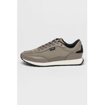 Pantofi sport de plasa cu garnituri de piele ecologica Icelin