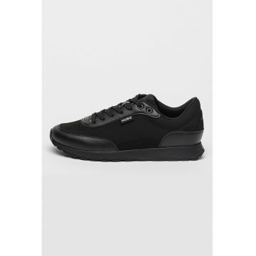 Pantofi sport de plasa cu garnituri de piele ecologica Icelin