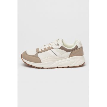Pantofi sport din material textil cu detaliu logo