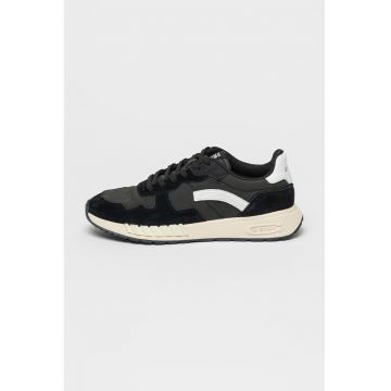 Pantofi sport din piele intoarsa si piele ecologica Aver