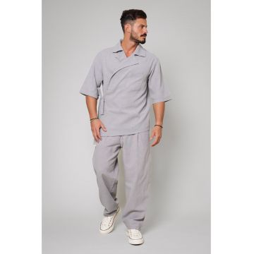 Set Camasa si Pantalon lung Grey 11755