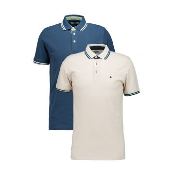Set de tricouri polo slim fit Paul - 2 piese