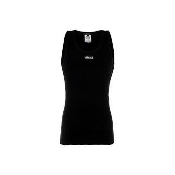 Top striat cu logo