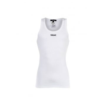 Top striat cu logo