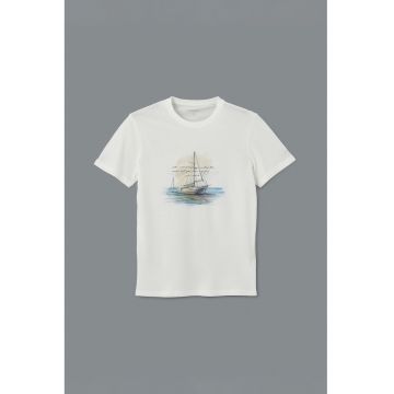 Tricou cu imprimeu grafic