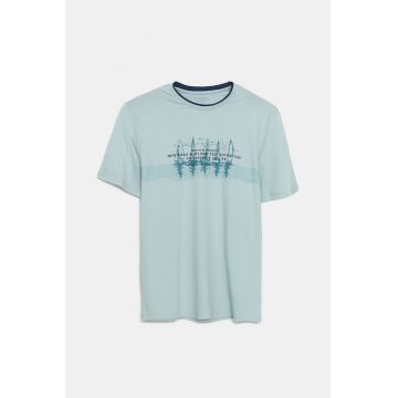 Tricou de bumbac cu model grafic