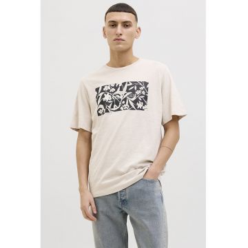 Tricou lejer cu imprimeu pe partea din fata