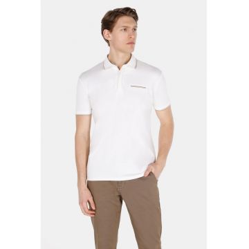 Tricou polo slim-fit