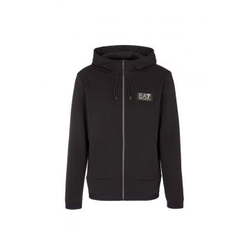 Bluza  pentru Barbati - M Hoodie Fz Copl - 3RPM30-PJFAZ-1200 - Negru
