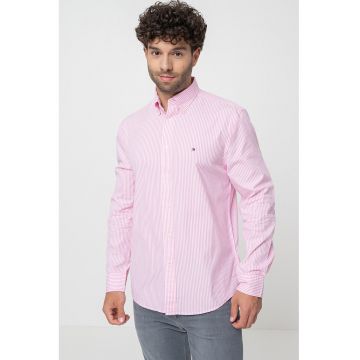 Camasa Oxford de bumbac cu model in dungi