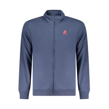 Hanorac barbati cu fermoar si logo brodat - regular fit - U.S. Grand POLO